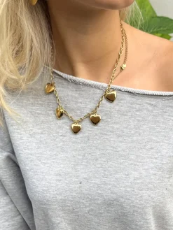 Golden affection ketting