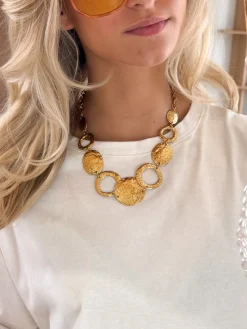 Golden cirkle ketting