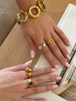 Gouden Khloe ring