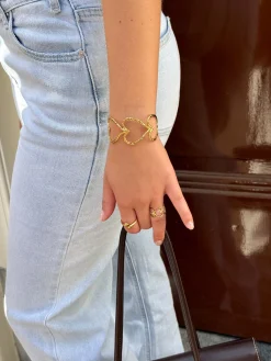 I Heart bangle armband