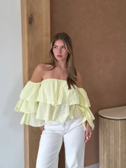 Jamie top butter yellow