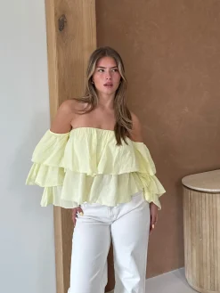 Jamie top butter yellow