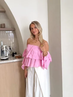Jamie top roze