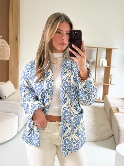 Jas Doortje blauw