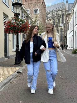 Jas Ivy donkerblauw