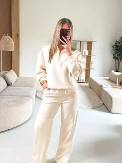 Joggingbroek Melina cremé