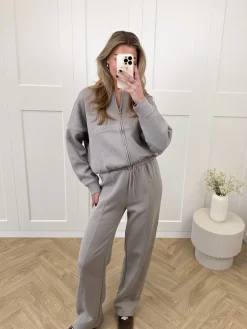 Joggingpak Sadie taupe
