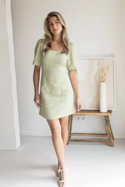 Jurk Izzy groen