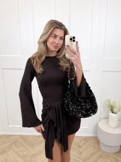 Jurk Maya bruin