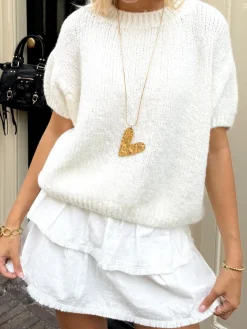 Ketting met grote hart bedel