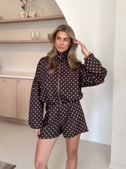 Kiki Polkadots jasje bruin