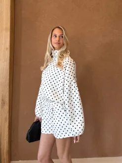 Kiki Polkadots jasje wit