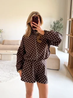 Kiki Polkadots short bruin