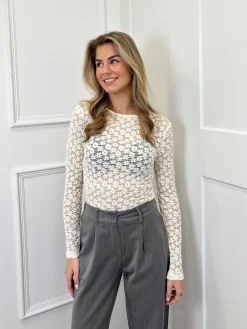 Lace top Gina off white