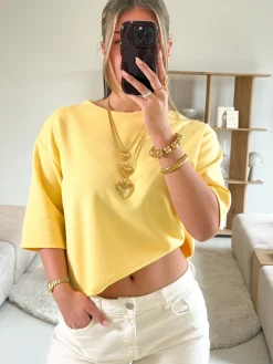 Lexi tshirt geel