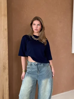 Lexi tshirt navy blauw