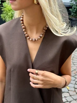 Marble glow kralenketting