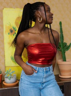 Metallic tube top rood