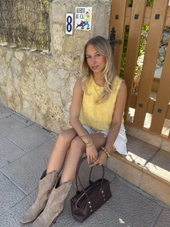 Mirre top butter yellow