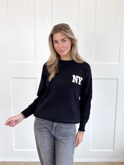 New York trui zwart