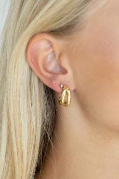 Oorbel Double Golden Hoop