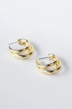 Oorbel gold circle