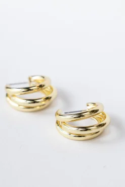 Oorbel gold circle