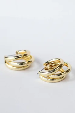 Oorbel gold circle