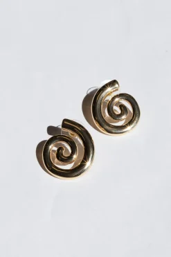 Oorbel Spiral goud