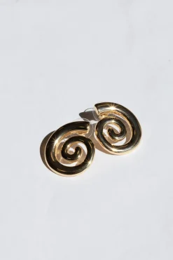 Oorbel Spiral goud