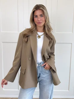 Oversized blazer Aveline camel