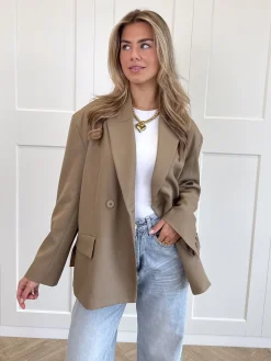 Oversized blazer Aveline camel
