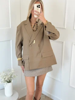 Oversized blazer Aveline camel