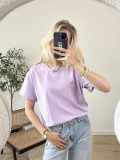 Oversized T-shirt lila