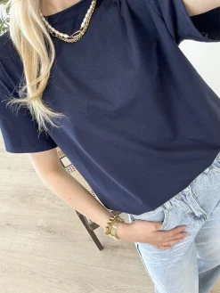 Oversized T-shirt navy