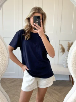 Oversized T-shirt navy