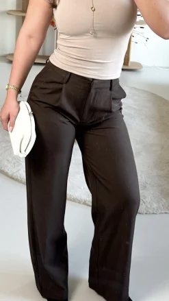 Pantalon Amélie bruin