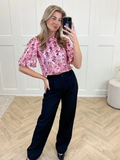 Pantalon Charlotte zwart
