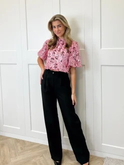 Pantalon Charlotte zwart