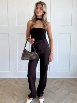Pantalon Claire bruin