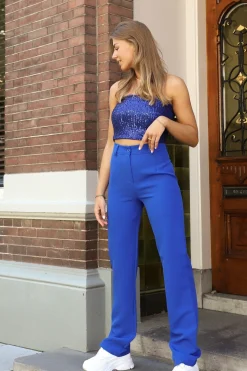 Pantalon Esther blauw
