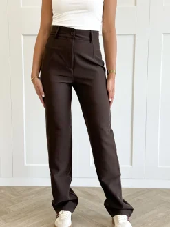 Pantalon Esther bruin