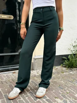 Pantalon Esther donker groen