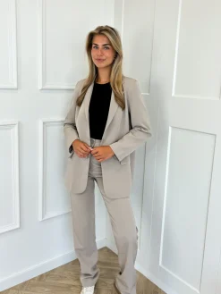 Pantalon Esther taupe