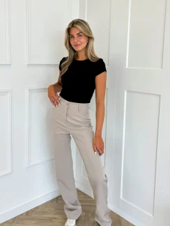 Pantalon Esther taupe