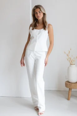 Pantalon Esther wit