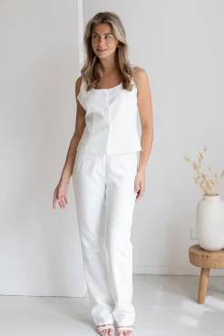 Pantalon Esther wit