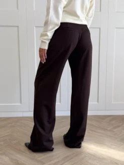 Pantalon low waist Steff bruin