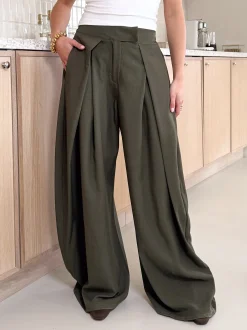 Pantalon Mavie legergroen