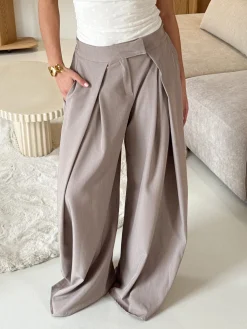 Pantalon Mavie taupe